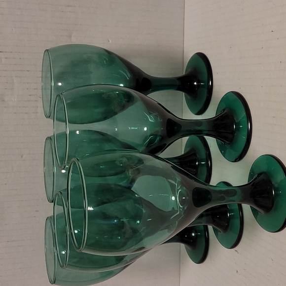 Set of 6 Vintage Libbey Goblets - Picture 4 of 14